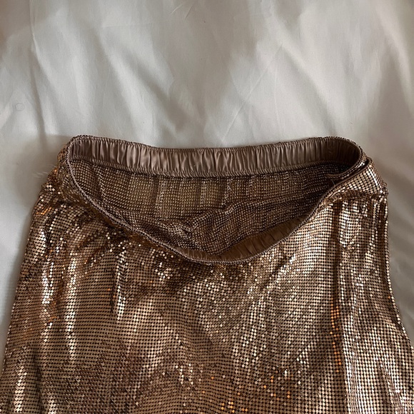 Chainmail Gold Skirt - Picture 4 of 7